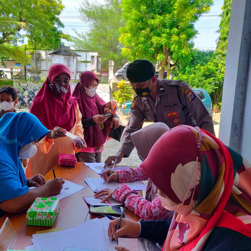 Polres Kulon Progo Gelar Vaksinasi Covid-19 di Kalurahan Karangwuni